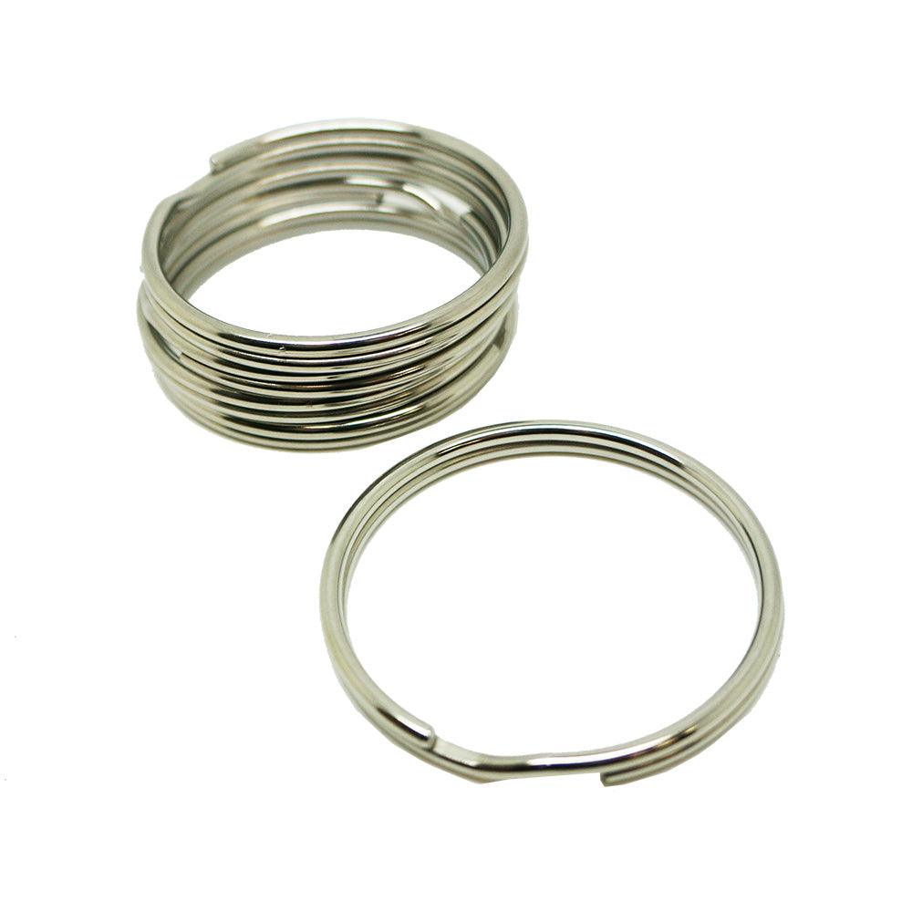 Scuba Diving 51mm Stainless Steel 2.5mm Split Ring for BCD attachment 5pc Pack - Scuba Choice