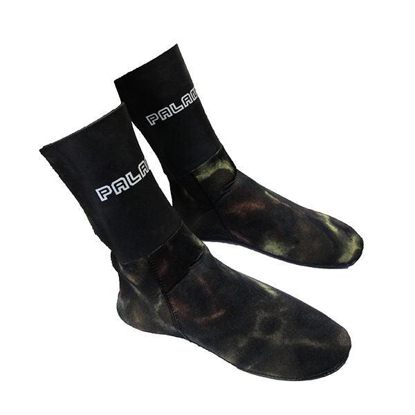 Palantic Scuba Diving Spearfishing Camouflage Camo 3mm Neoprene Fin Socks - Scuba Choice