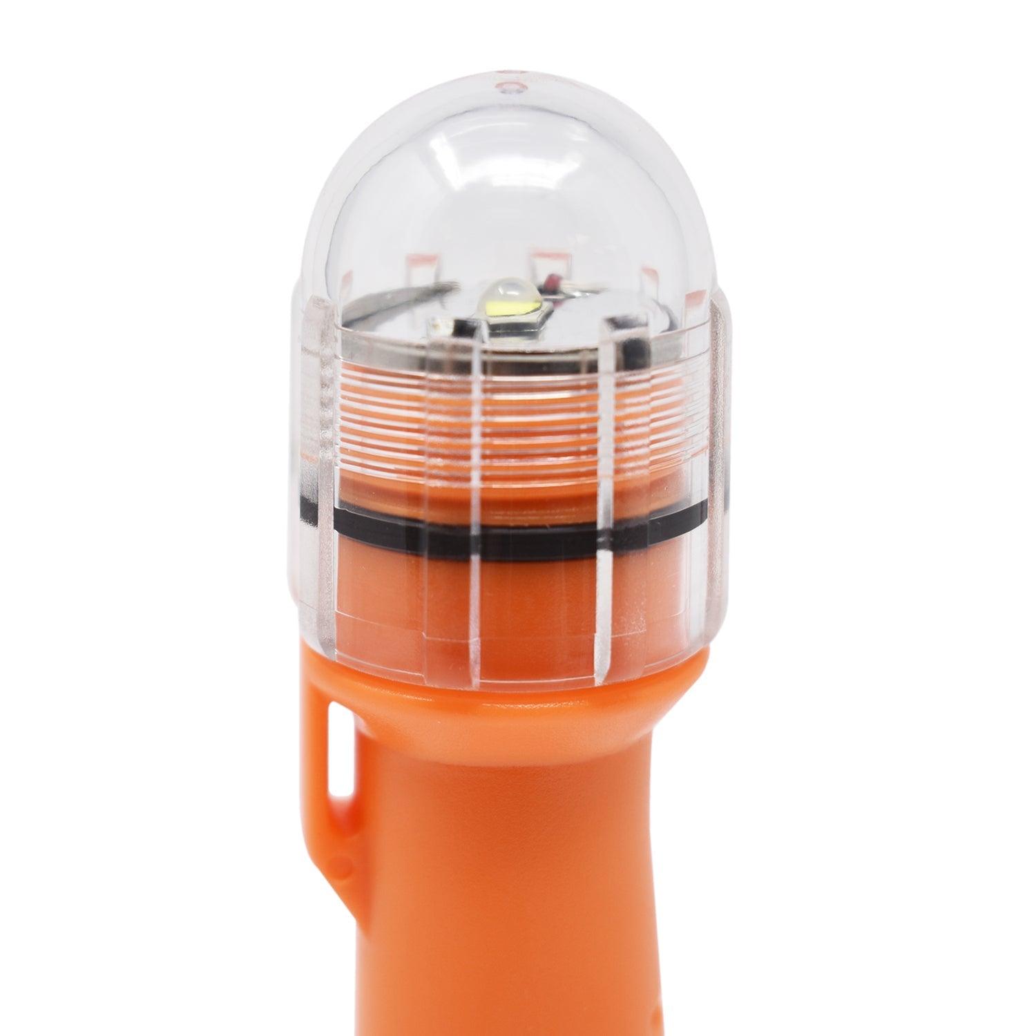 Scuba Choice Diving Safety Waterproof LED Strobe Light w/ Lanyard, Orange - Scuba Choice