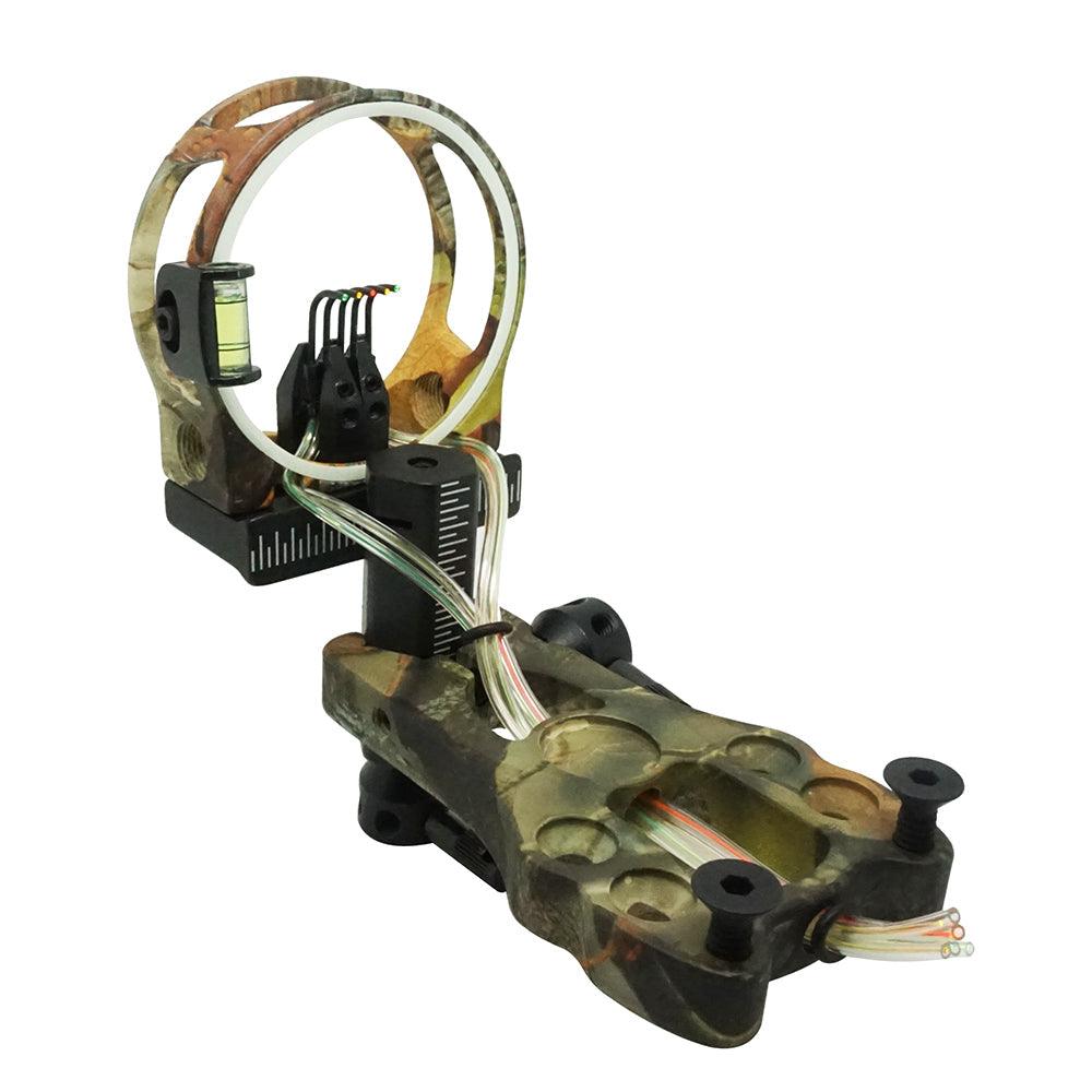 Safari Choice Camouflage 5-Pin 0.019" Tool-Less Design Bow Sight - Scuba Choice