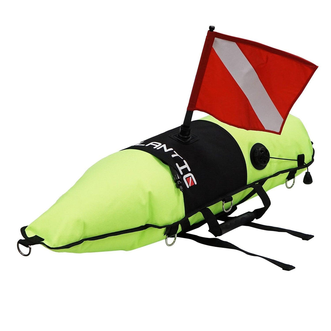 Scuba Choice Diving Spearfishing Torpedo Float w/ Oral Inflator & Dive Flag - Scuba Choice