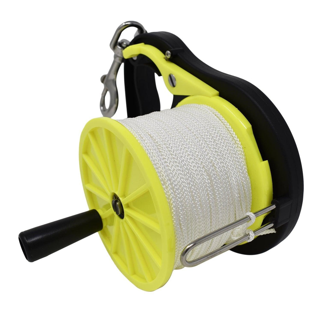 Scuba Choice 270ft Plastic Wreck Reel, Yellow - Scuba Choice