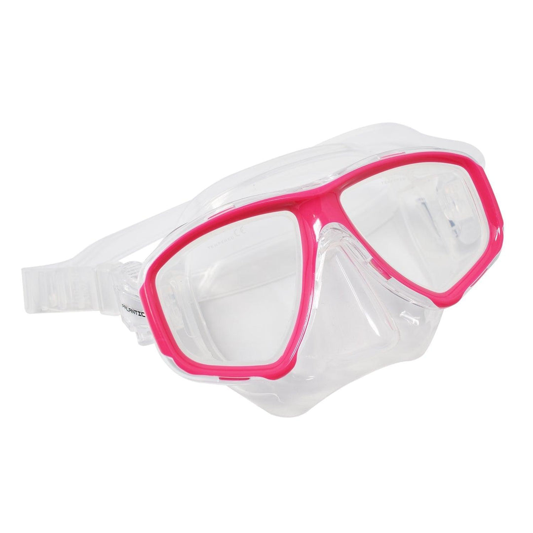 Palantic M36 Clear/Hot Pink RX Farsighted Full Lenses Dive/Snorkeling Mask - Scuba Choice
