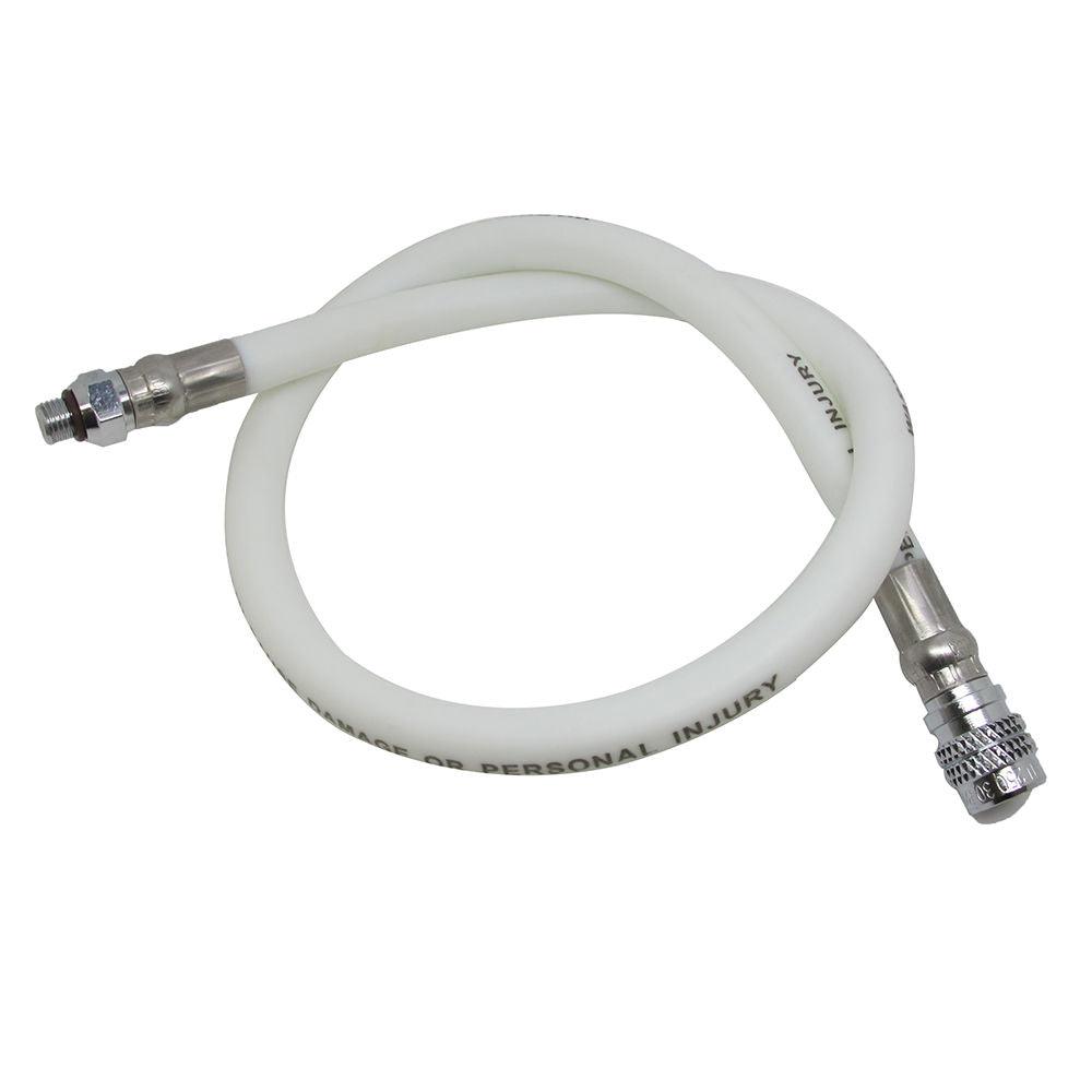 Scuba DIving Dive 27" White Low Pressure Hose for Standard BCD - Scuba Choice