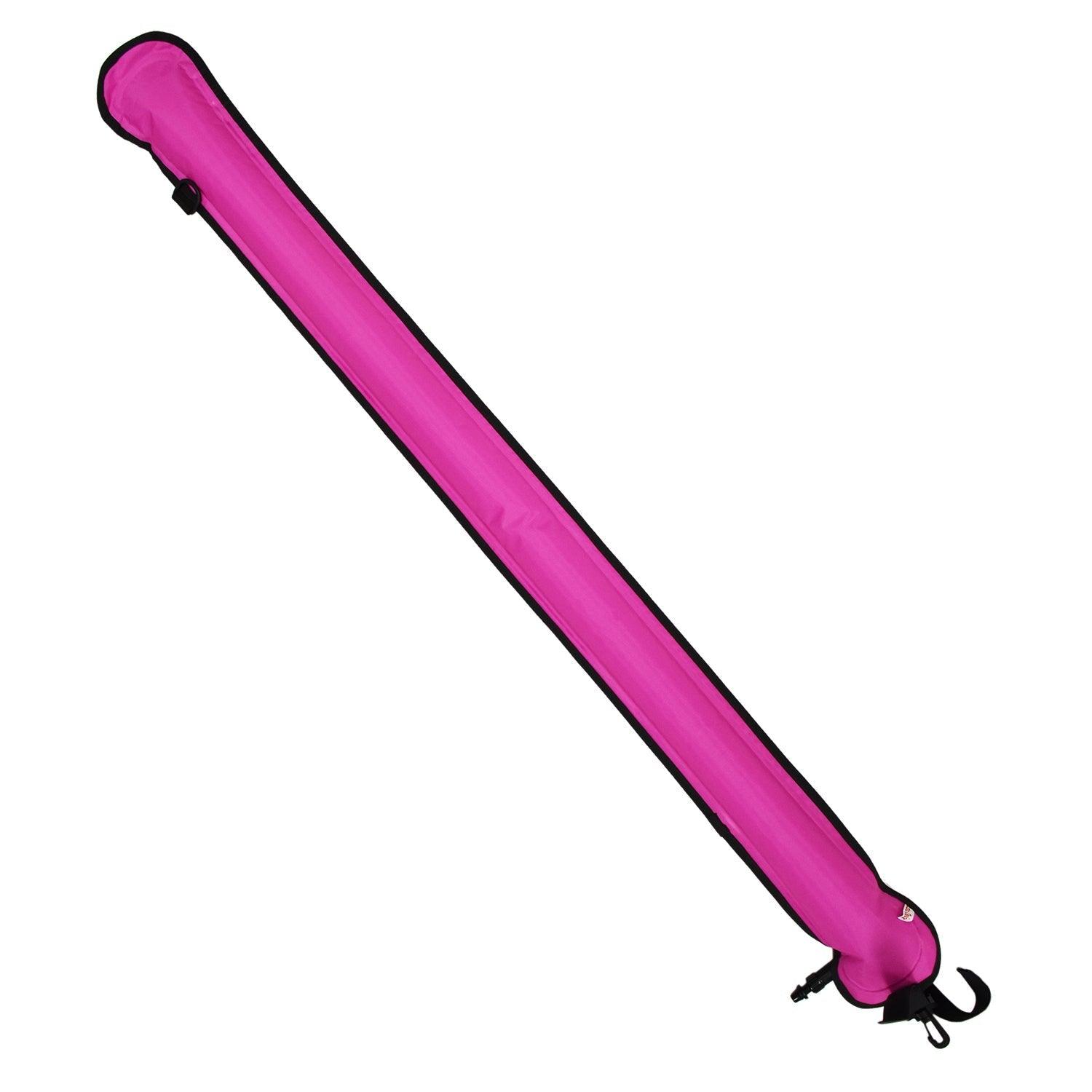 Scuba Diving 4ft Neon Purple Surface Marker Signal Tube w/ Plastic Clip - Scuba Choice