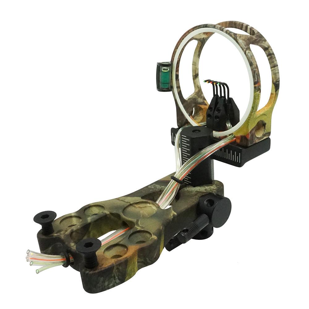 Safari Choice Camouflage 5-Pin 0.019" Tool-Less Design Bow Sight - Scuba Choice