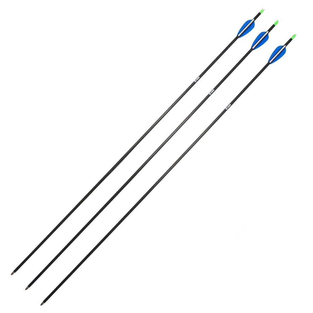 Safari Choice Archery 33" All Carbon Hunting Arrows, 3pc pack - Scuba Choice