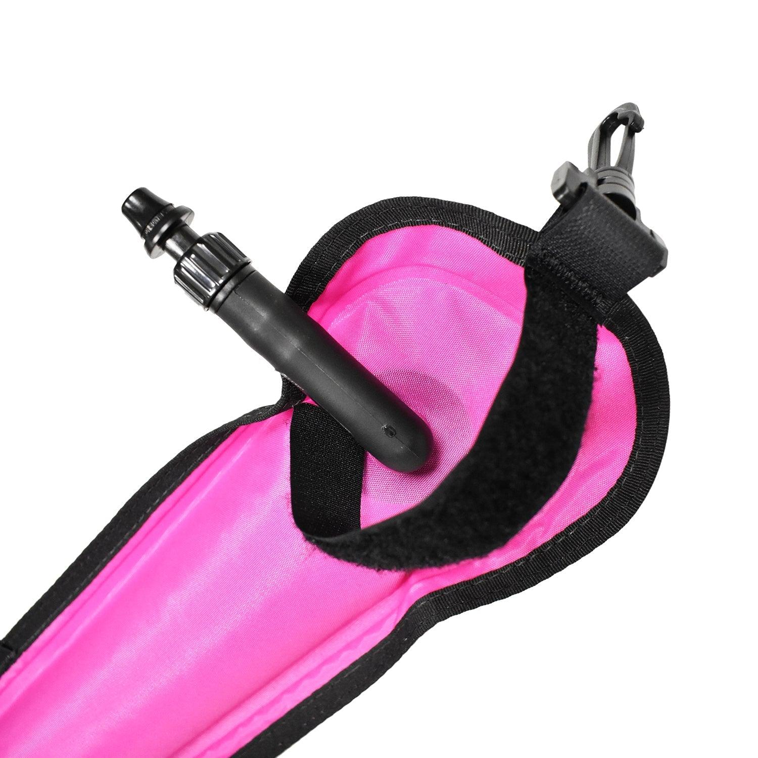 Scuba Diving 4ft Neon Purple Surface Marker Signal Tube w/ Plastic Clip - Scuba Choice