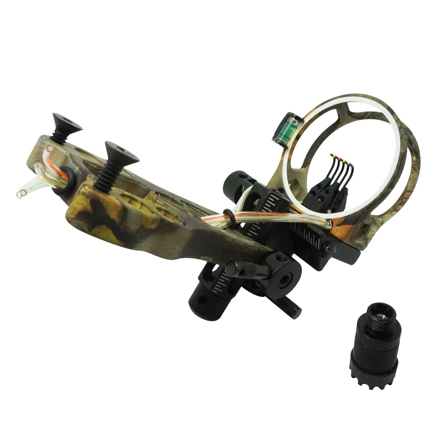 Safari Choice Archery 5-Pin Matt Anodize Bow Sight, Camouflage - Scuba Choice