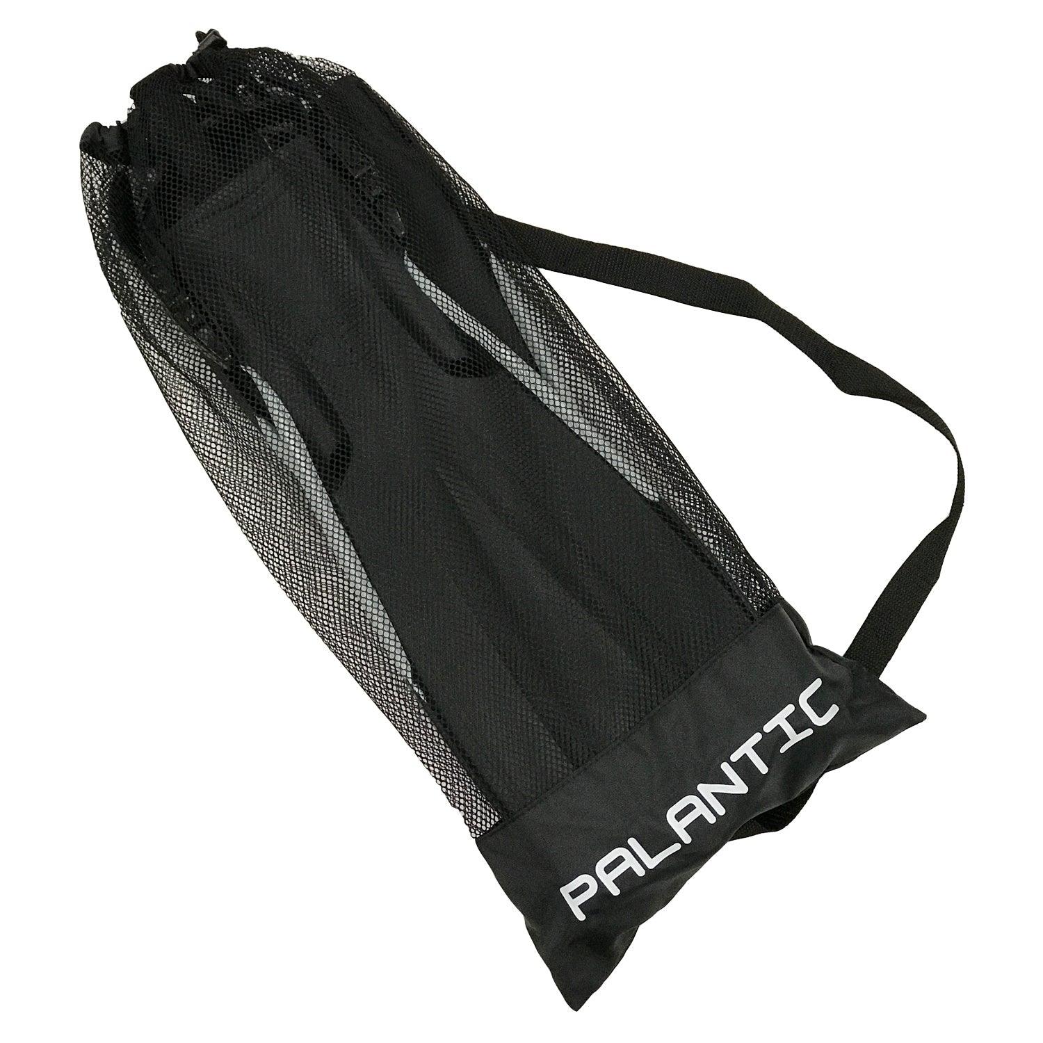 Scuba Choice Palantic Open Heel Rubber Dive Fins with Bag, Black - Scuba Choice