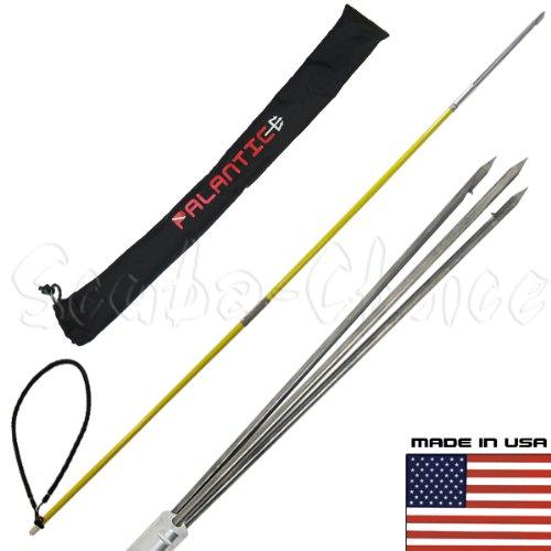 5' ft Travel Spearfishing Two-Piece Fiber Glass Pole Spear 3 Prong Paralyzer Bag - Scuba Choice