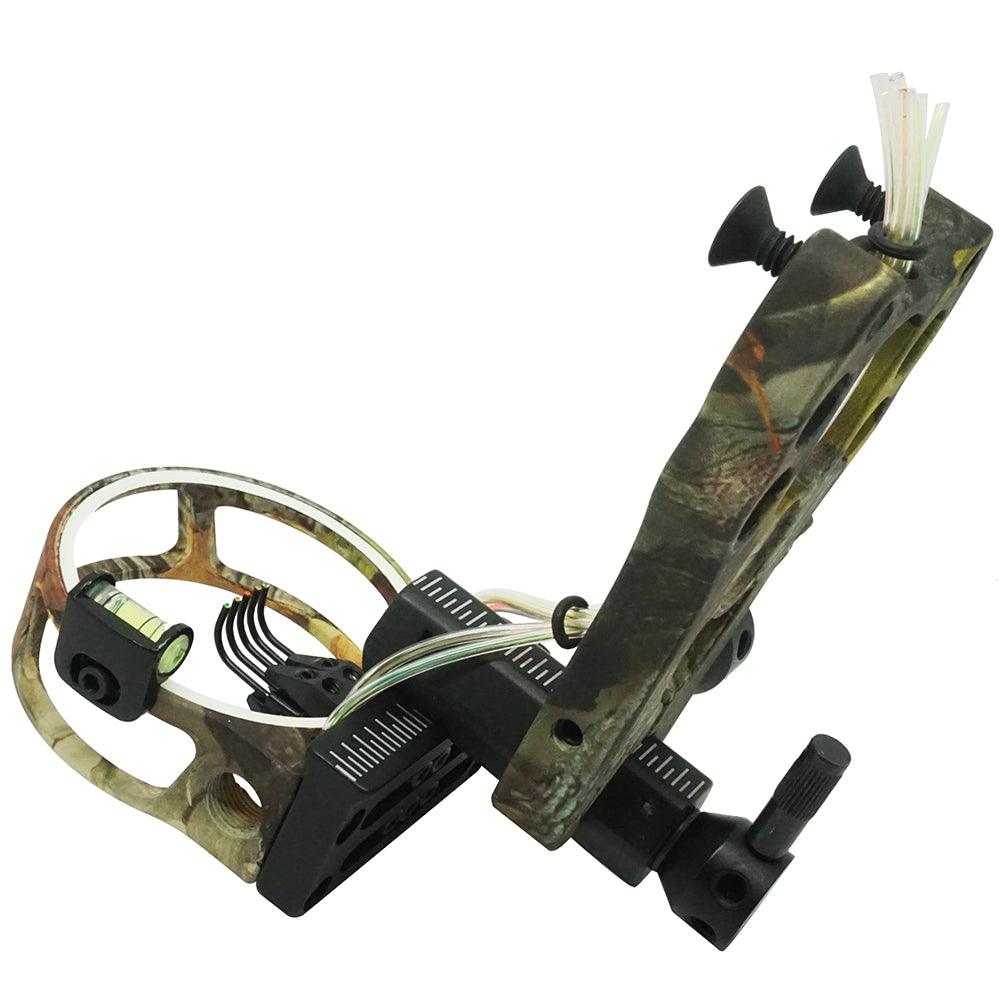 Safari Choice Camouflage 5-Pin 0.019" Tool-Less Design Bow Sight - Scuba Choice