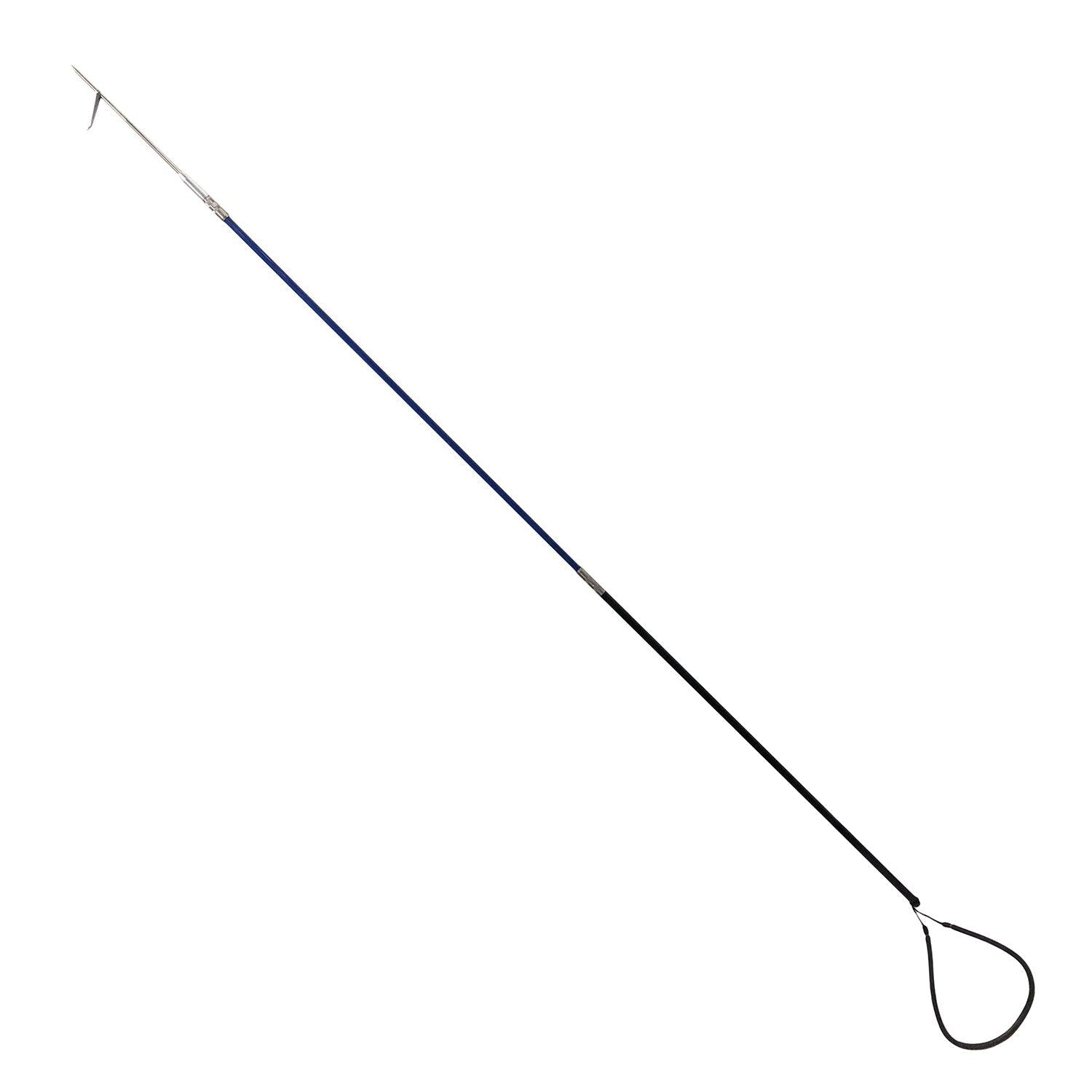 Scuba Choice Heavy Duty 7ft Blue Fiberglass Black Alum Pole Spear w/1 Prong Tip - Scuba Choice