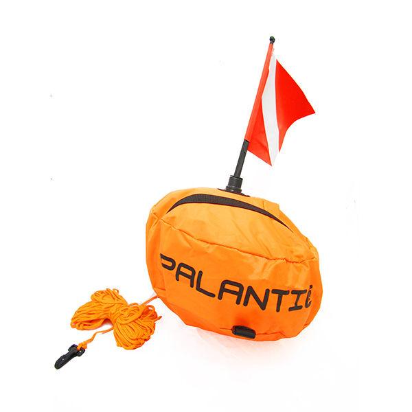 Palantic Scuba Diving Spearfishing Nylon Ball Shape Float with Dive Flag - Scuba Choice