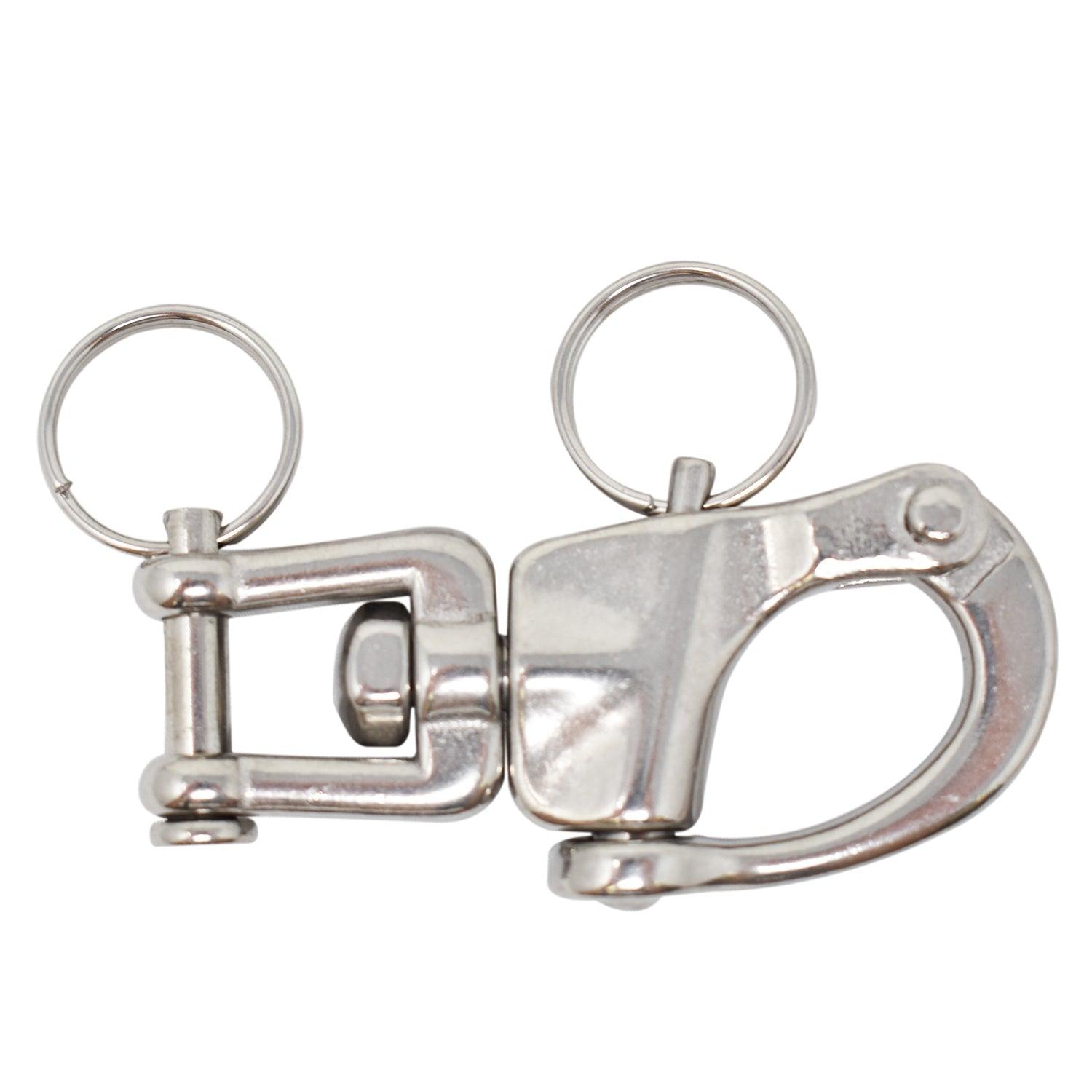 Scuba Choice Marine Grade Stainless Steel Jaw Swivel Snap Shackle w/Pin - Scuba Choice