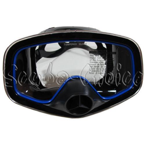 Scuba Diving Classic Free Dive One-Window Silicone Purged Mask - Scuba Choice