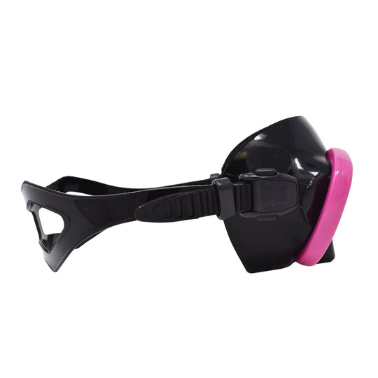 Palantic Black/Pink Compact Dive Mask - Scuba Choice