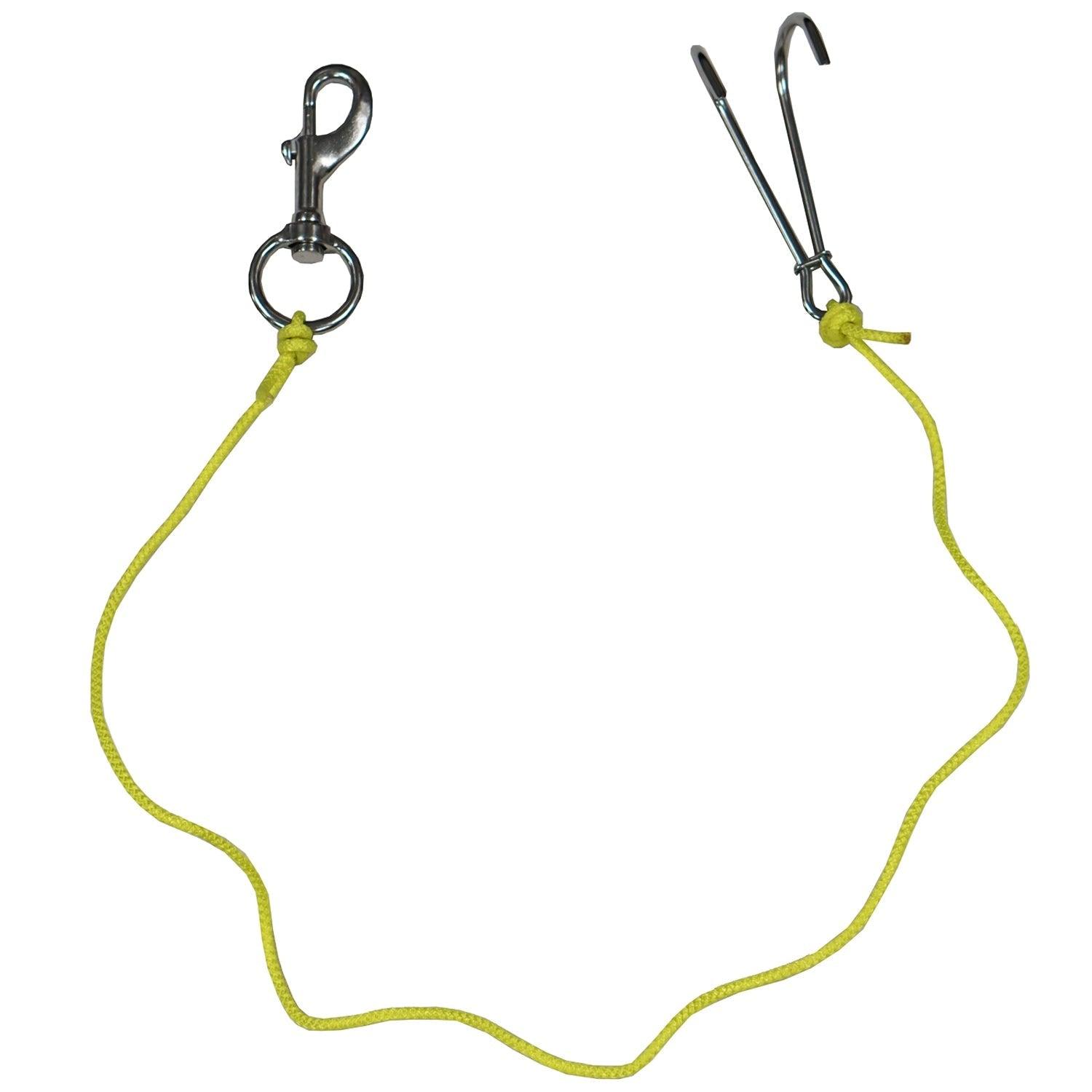 Scuba Choice Heavy duty 6mm Stainless steel Reef Drift Hook w/ Rope an
