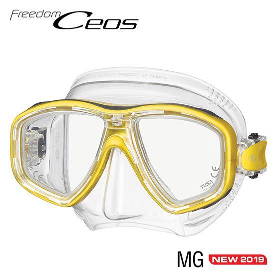 Tusa Ceos Mask - Moon Gold - Scuba Choice