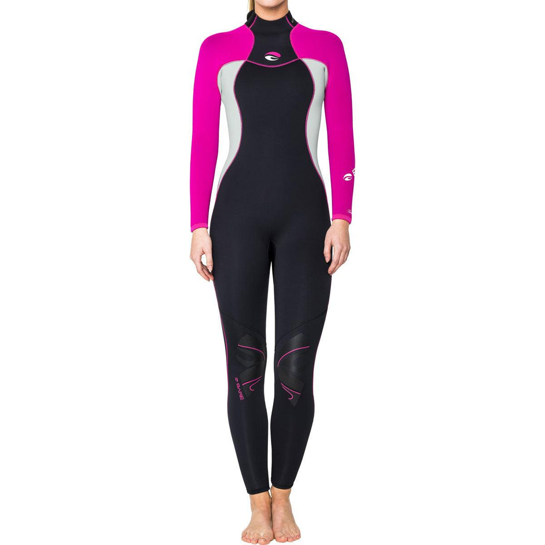 Bare 7MM Nixie Full Wetsuit, Womens, Pink - 06 - Scuba Choice