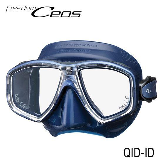 Tusa Ceos Mask - Indigo Skirt/Indigo Frame - Scuba Choice