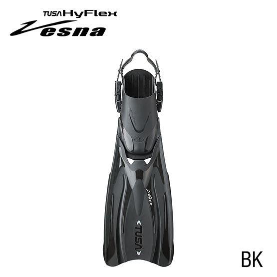 Tusa Hyflex Vesna Fin - Medium Black - Scuba Choice