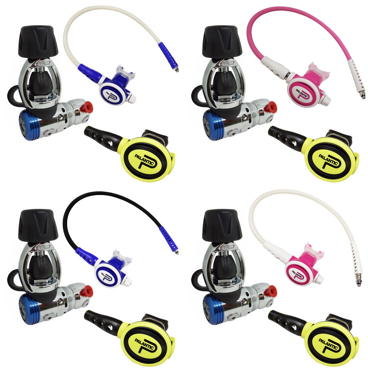 Palantic AS103 YOKE/SCAS2061"Travel Lite" Adjustable Regulator & Octopus Combo - Scuba Choice