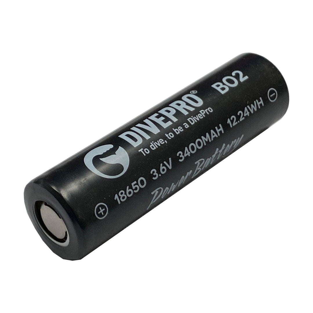 DIVEPRO B02 18650 3400mAh Power Battery - Scuba Choice