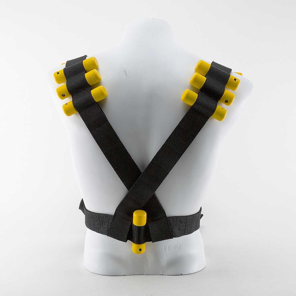 Scuba Diving Belt & Braces for Slug Weights, Black - Scuba Choice