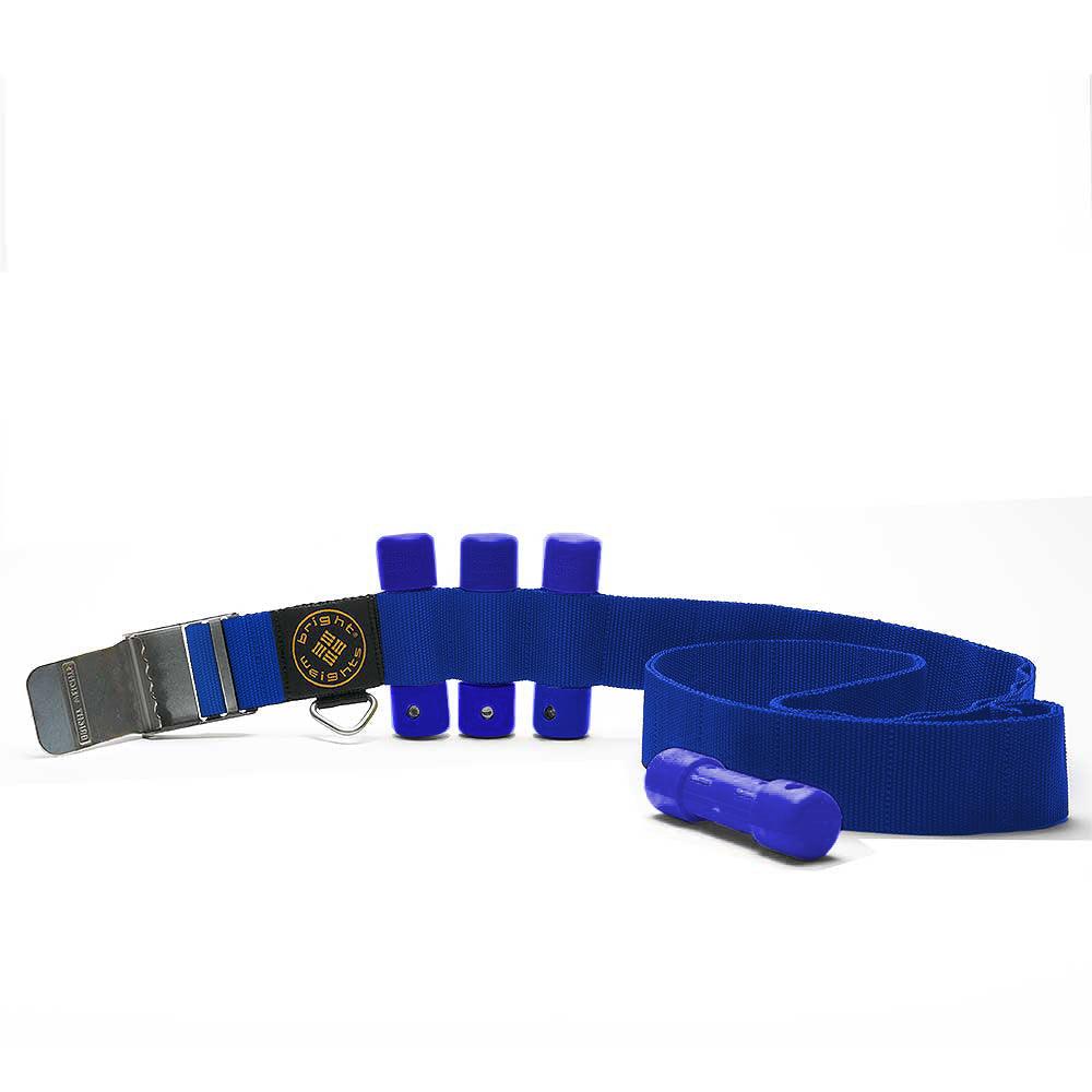 Scuba Diving Blue Weight Belt w/4PCs Blue Slug Weights Set - Scuba Choice