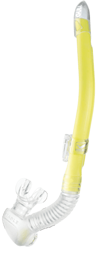 Gull Canal Stable Clear Silicone Snorkel - Scuba Choice