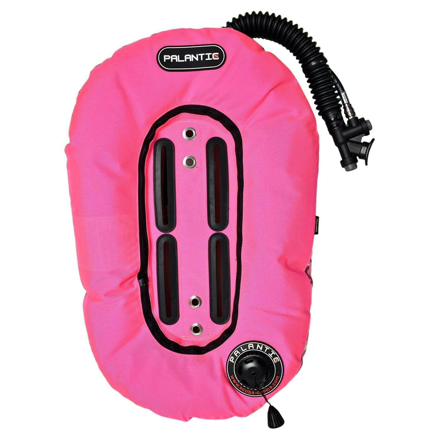 Palantic Neptune Pro Diving Donut Wing Single Tank 30lbs, Pink w/ Pink Camo Accent - Scuba Choice