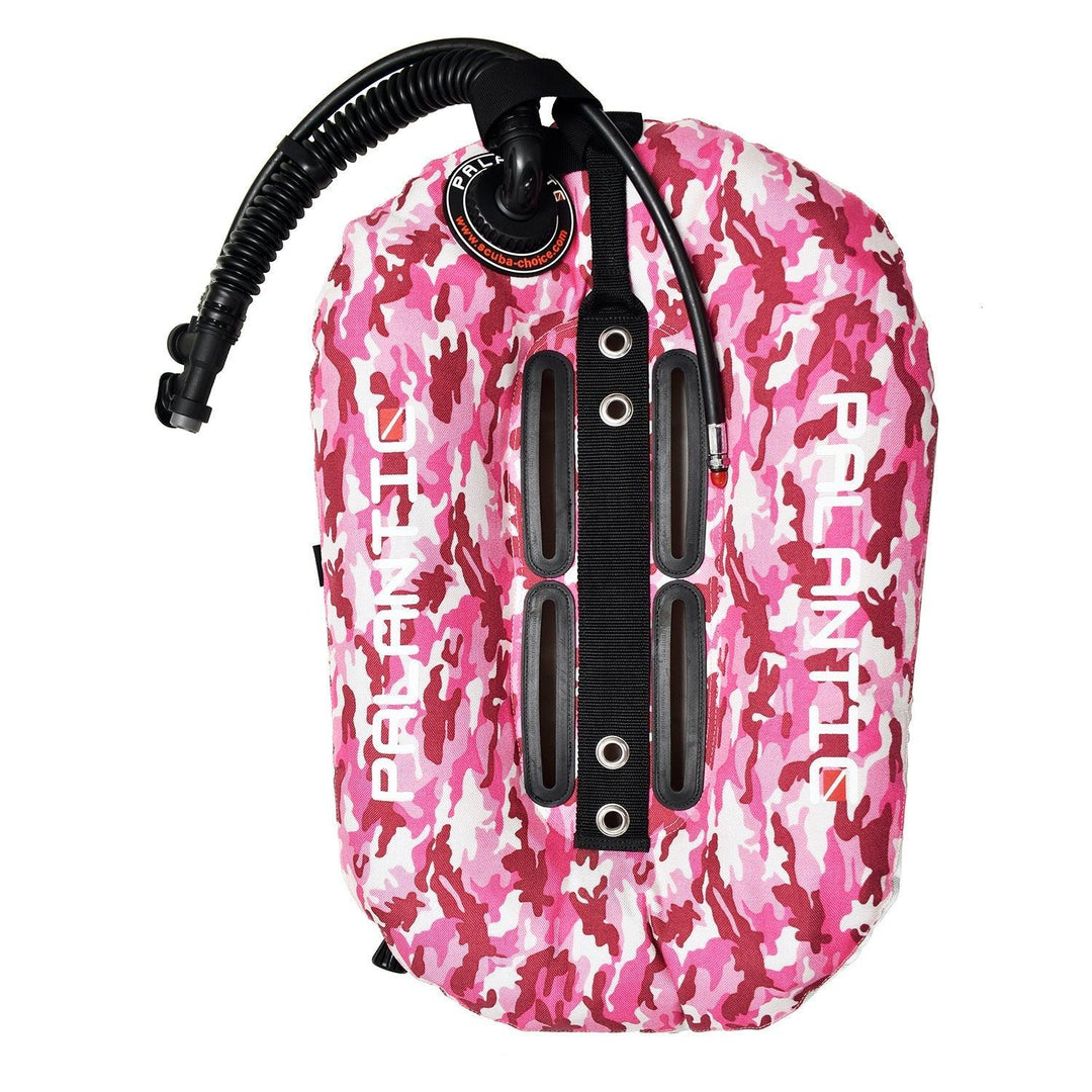 Palantic Neptune Pro Diving Donut Wing Single Tank 30lbs, Pink Camo w/ White Accent - Scuba Choice