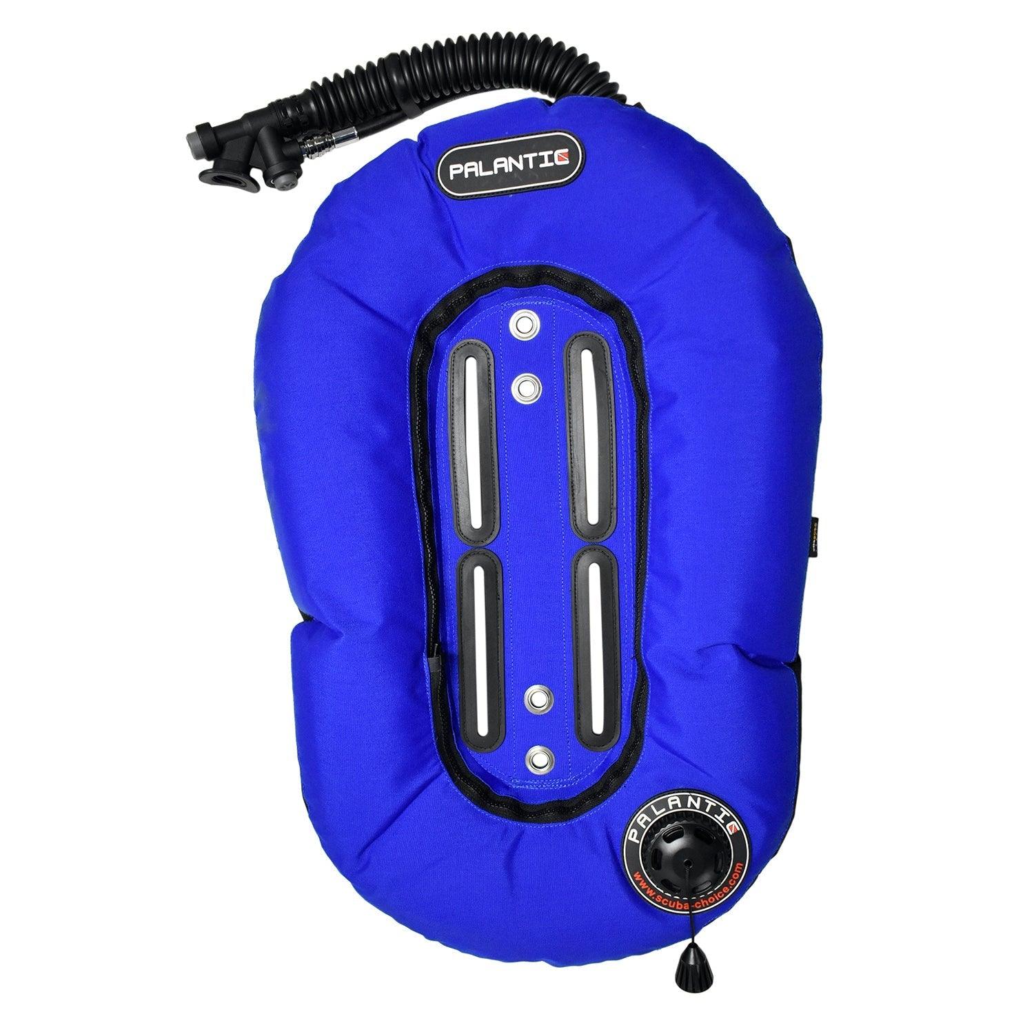 Palantic Neptune Pro Diving Donut Wing Single Tank 30lbs, Blue w/ Black Accent - Scuba Choice