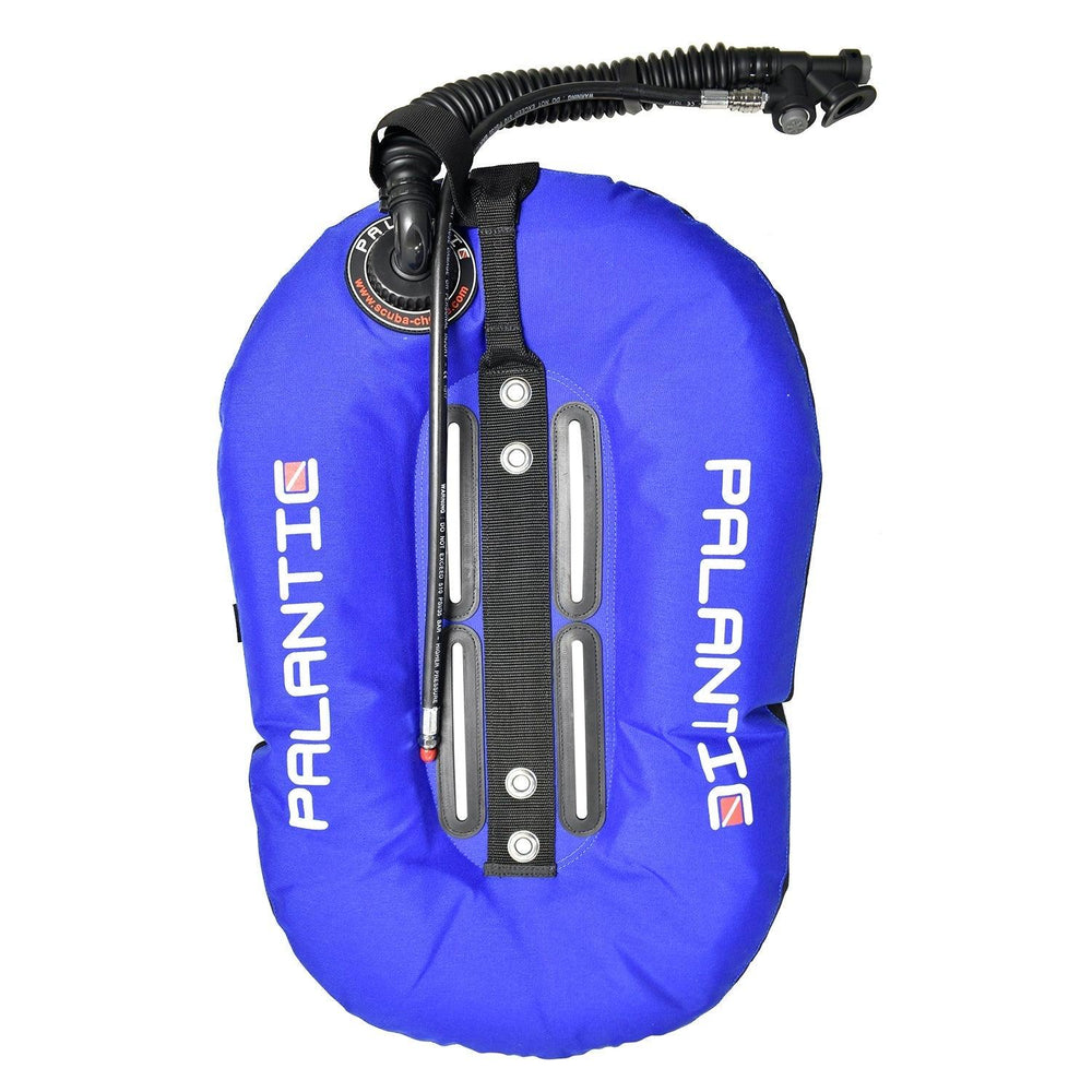 Palantic Neptune Pro Diving Donut Wing Single Tank 30lbs, Blue w/ Black Accent - Scuba Choice