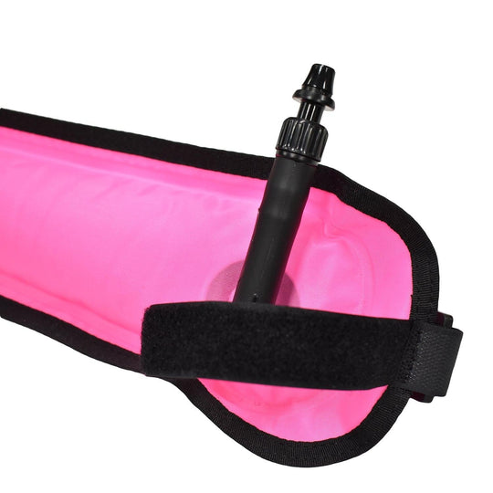 Scuba Diving 4ft Pink Surface Marker Signal Tube w/ Plastic Clip - Scuba Choice