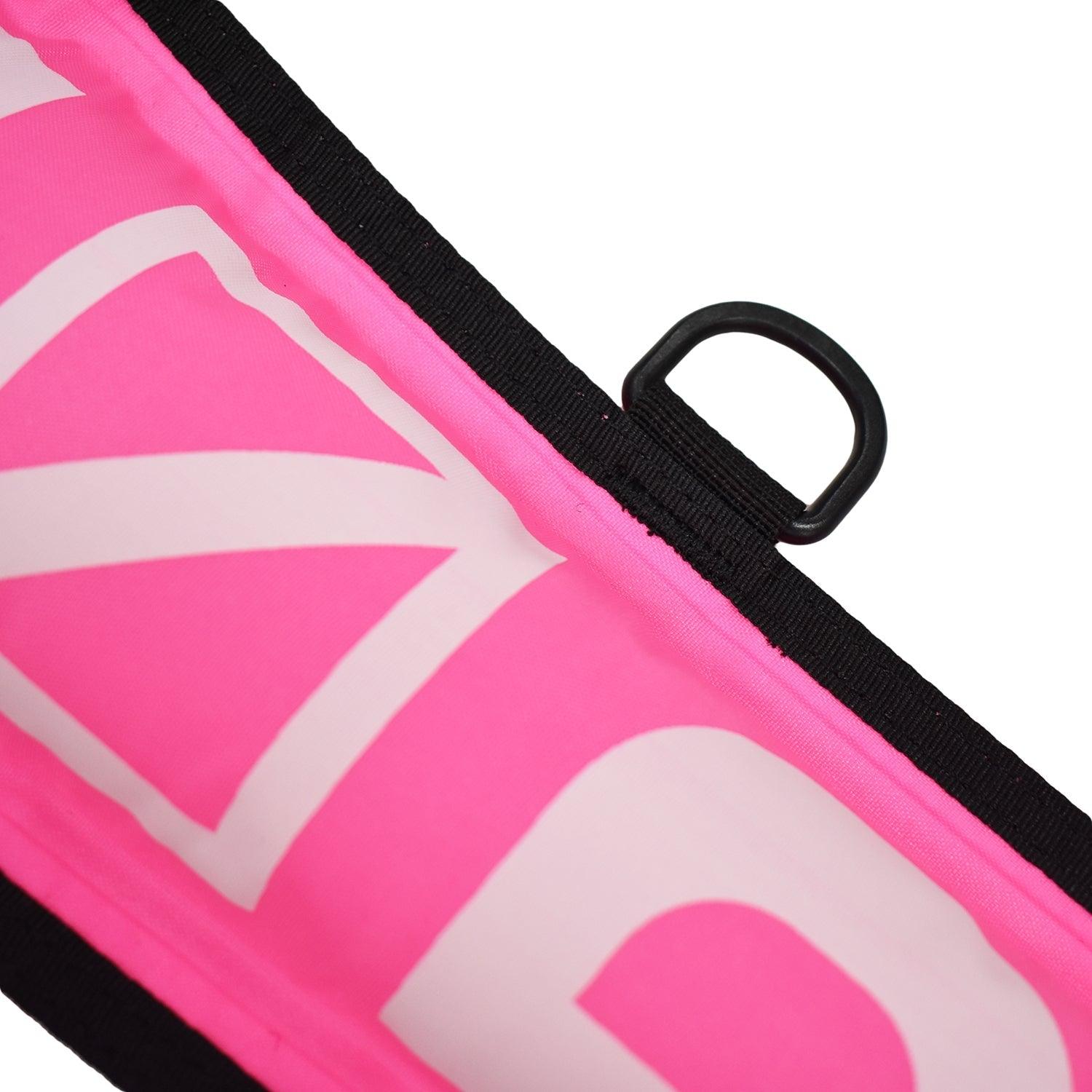 Scuba Diving 4ft Pink Surface Marker Signal Tube w/ Plastic Clip - Scuba Choice