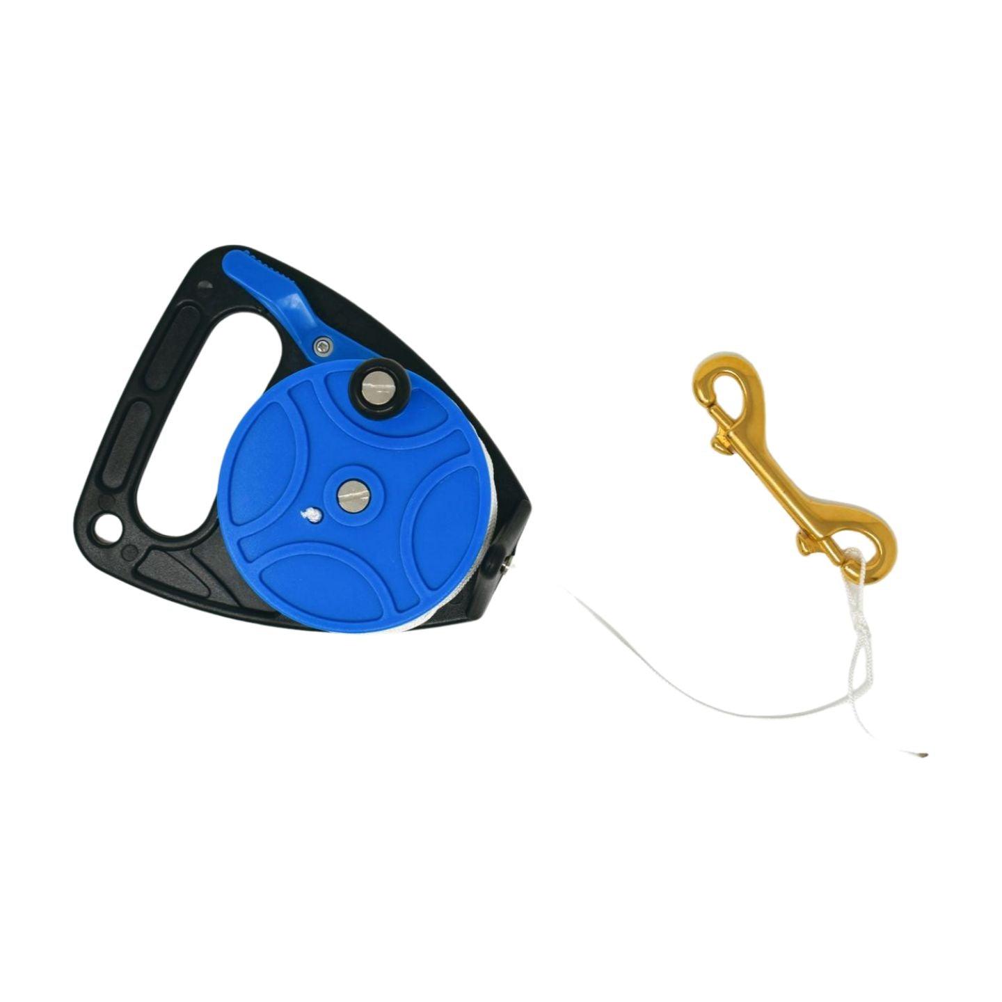 Scuba Choice Blue Dive Reel with Thumb Stopper Tab, 270ft - Scuba Choice