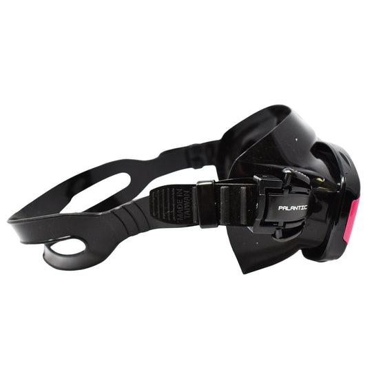 Palantic M36 Black/Hot Pink RX Farsighted Gauge Reader Lenses Dive/Snorkeling Mask - Scuba Choice