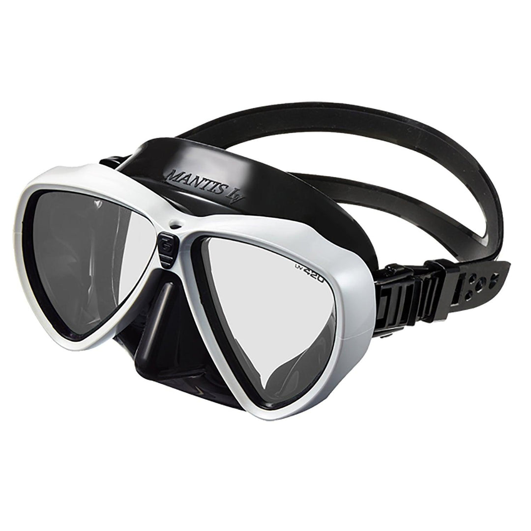 Gull Mantis LV RX Nearsighted Black/Glass White Dive Mask - Scuba Choice