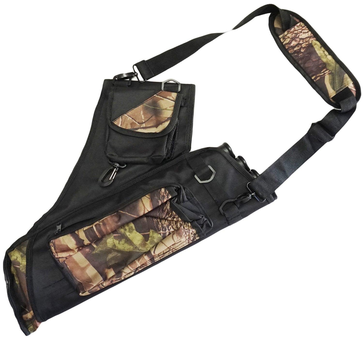 Safari Choice Archery Flip side 4-Tube Back Arrow Quiver Camo Black - Scuba Choice