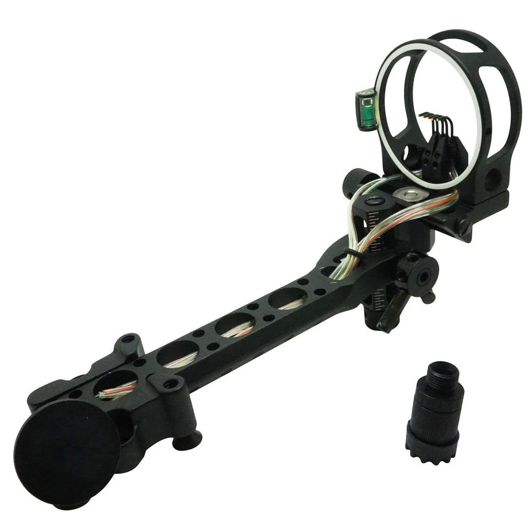 Safari Choice Archery 5-Pin 0.019" Bow Sight w/ Detachable Bracket, Black - Scuba Choice