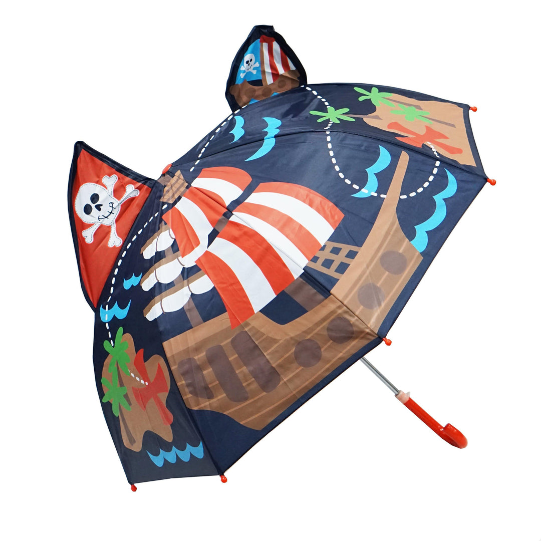Kiddi Choice 3D Pop-Up Navy Pirate Cute Umbrella - Scuba Choice