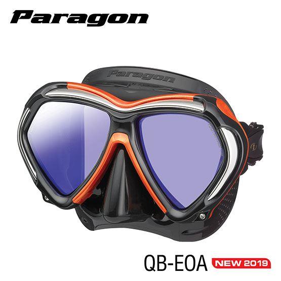 Tusa Paragon Mask - Energy Orange - Scuba Choice