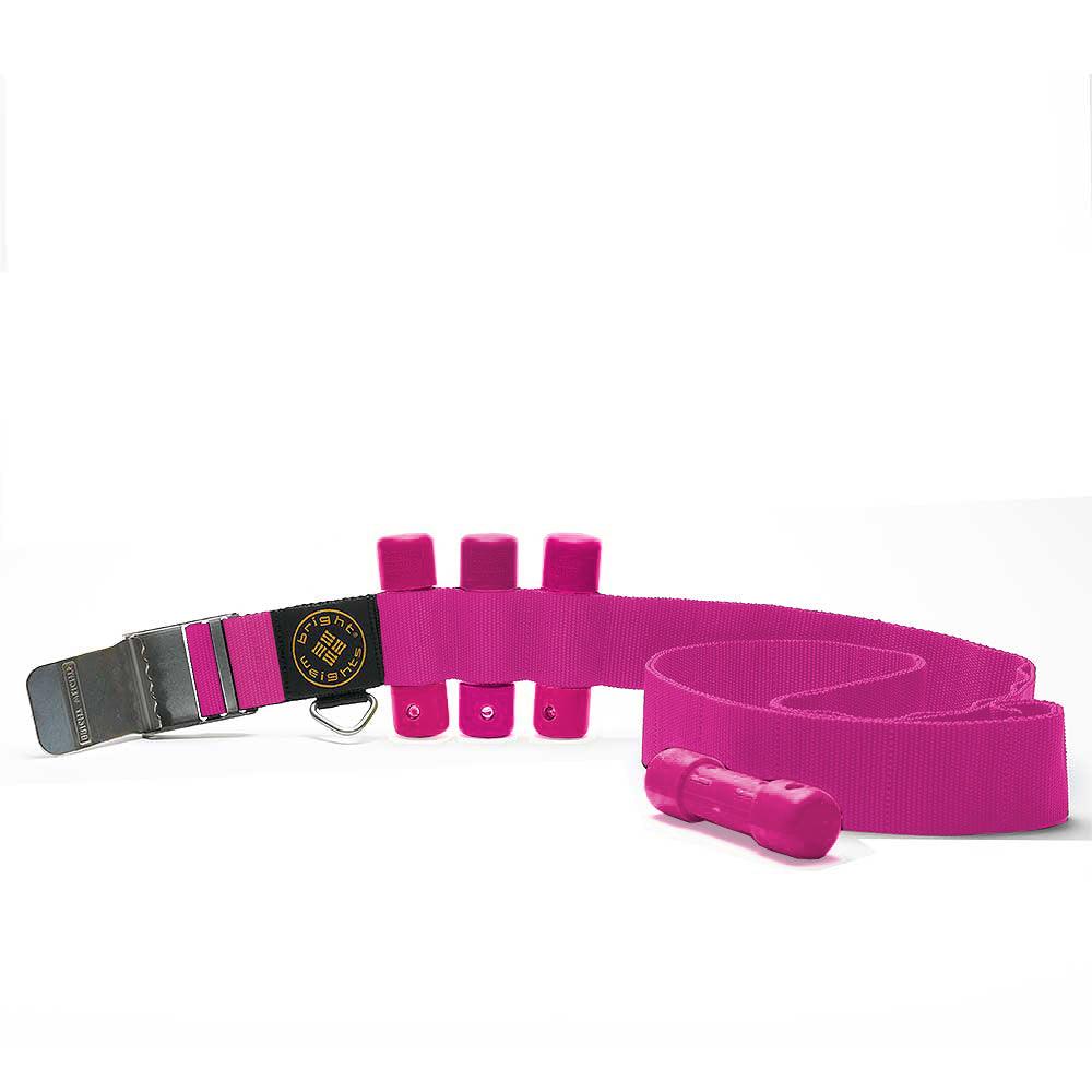 Scuba Diving Pink Weight Belt w/4PCs Pink Slug Weights Set - Scuba Choice