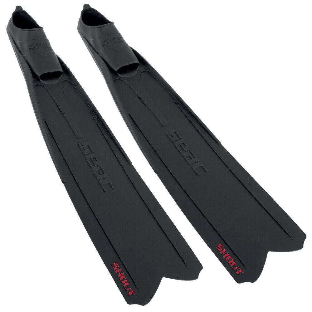 Seac Shout S700 Black Fins - Scuba Choice