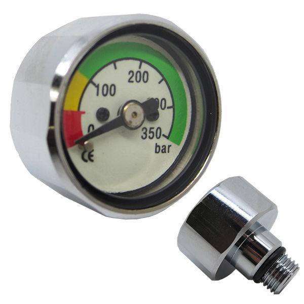 Scuba Diving Pony Bottle Pressure Gauge w/ 350 BAR - Scuba Choice