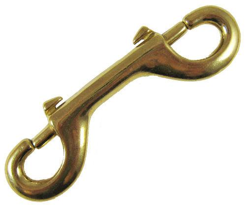 Scuba Dive 4" Brass Clip Double Ended Snap Bolt - Scuba Choice