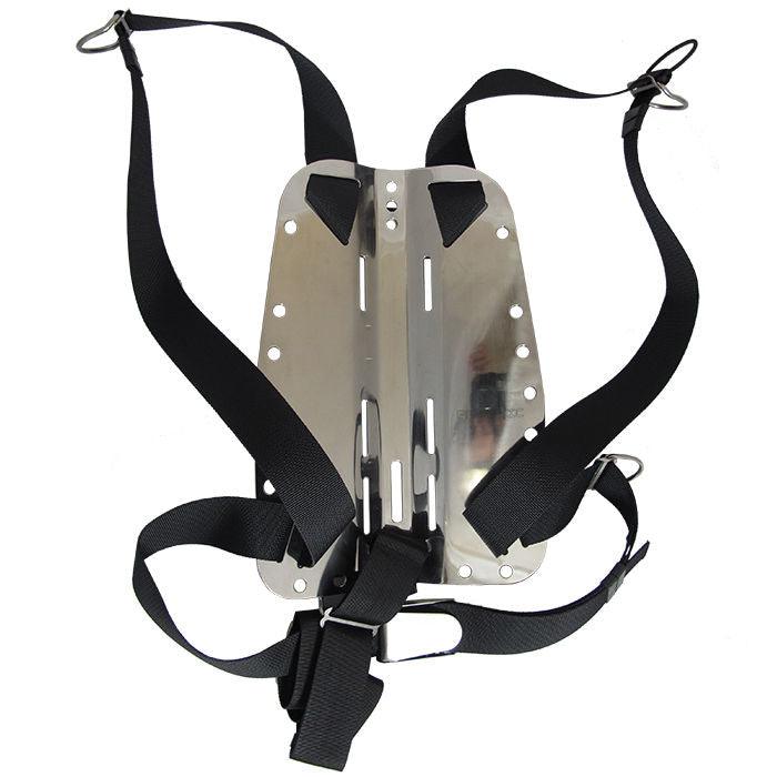 Palantic Scuba Dive Techical Diving SS Backplate w/ Harness & Crotch S ...