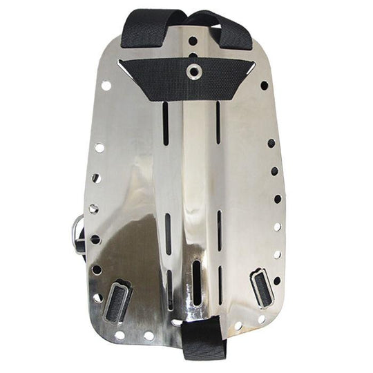 Palantic Scuba Dive Techical Diving SS Backplate w/ Harness & Crotch Strap - Scuba Choice